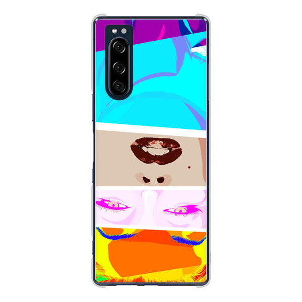 Xperia 5 SO-01M docomo 高画質仕上げ 背面印刷 ハードケース マリリンモンローデザイン