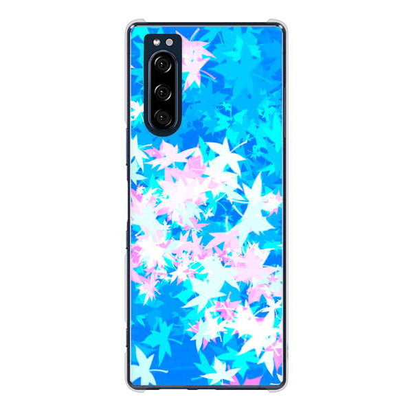 Xperia 5 SO-01M docomo 高画質仕上げ 背面印刷 ハードケース パステルアート