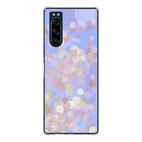 Xperia 5 SO-01M docomo 高画質仕上げ 背面印刷 ハードケース パステルアート