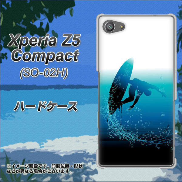 docomo エクスペリアZ5コンパクト SO-02H 高画質仕上げ 背面印刷 ハードケース【416 カットバック】