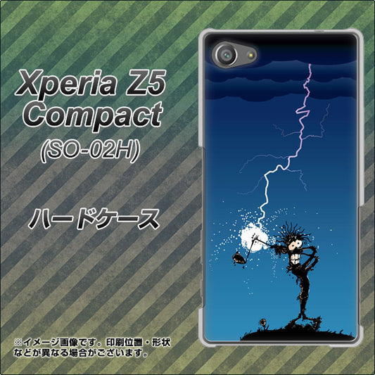 docomo エクスペリアZ5コンパクト SO-02H 高画質仕上げ 背面印刷 ハードケース【417 ゴルファーの苦難】