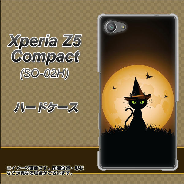 docomo エクスペリアZ5コンパクト SO-02H 高画質仕上げ 背面印刷 ハードケース【440 猫の魔法使い】