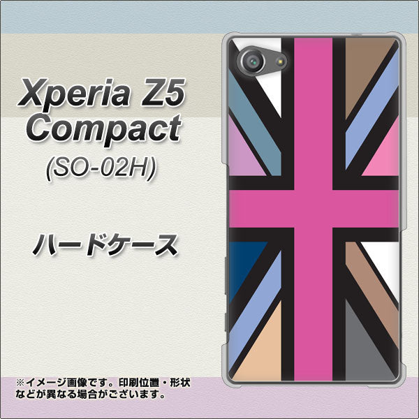 docomo エクスペリアZ5コンパクト SO-02H 高画質仕上げ 背面印刷 ハードケース【507 ユニオンジャック デスカラー】