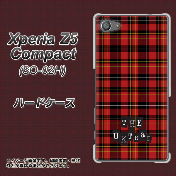 docomo エクスペリアZ5コンパクト SO-02H 高画質仕上げ 背面印刷 ハードケース【547 THEチェック】