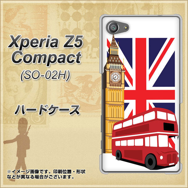 docomo エクスペリアZ5コンパクト SO-02H 高画質仕上げ 背面印刷 ハードケース【573 イギリス】