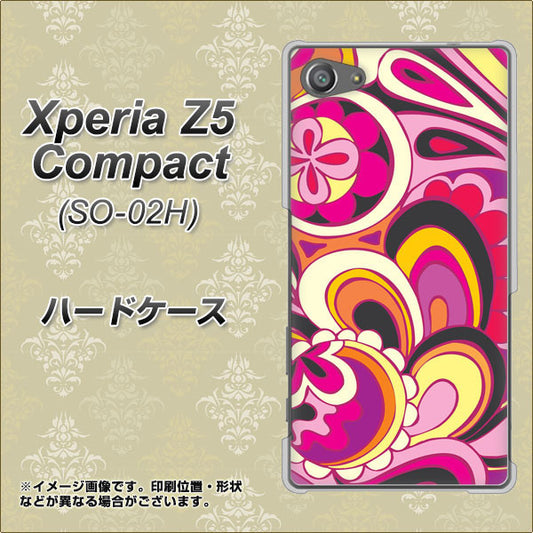 docomo エクスペリアZ5コンパクト SO-02H 高画質仕上げ 背面印刷 ハードケース【586 ブローアップカラー】