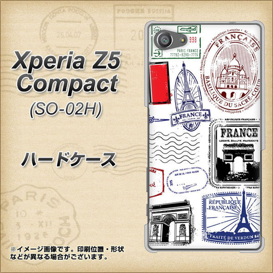 docomo エクスペリアZ5コンパクト SO-02H 高画質仕上げ 背面印刷 ハードケース【592 ＦＲＡＮＣＥ】
