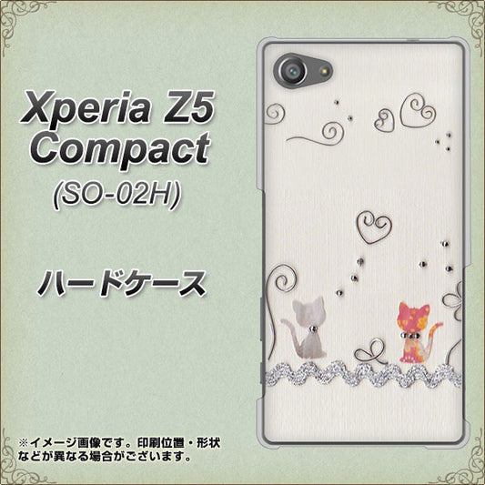 docomo エクスペリアZ5コンパクト SO-02H 高画質仕上げ 背面印刷 ハードケース【1103 クラフト写真ネコ】