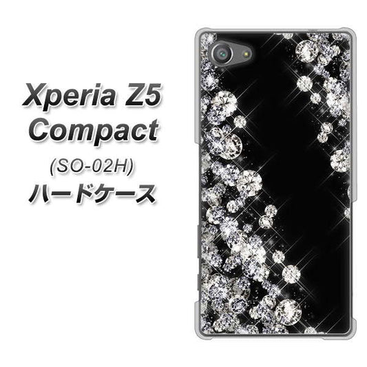 docomo エクスペリアZ5コンパクト SO-02H 高画質仕上げ 背面印刷 ハードケース【VA871 ダイヤモンドフレーム】