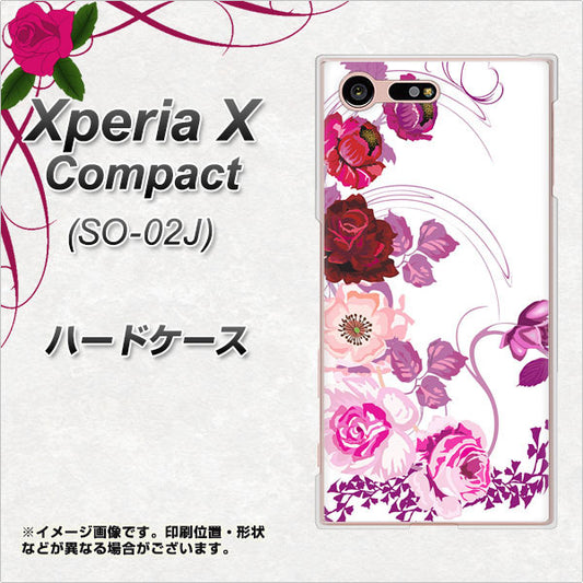 docomo エクスペリアXコンパクト SO-02J 高画質仕上げ 背面印刷 ハードケース【116 ６月のバラ】