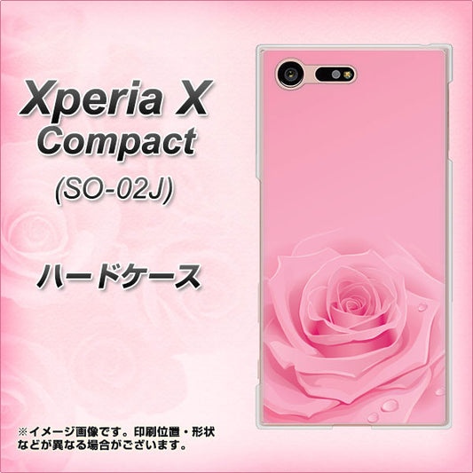 docomo エクスペリアXコンパクト SO-02J 高画質仕上げ 背面印刷 ハードケース【401 ピンクのバラ】