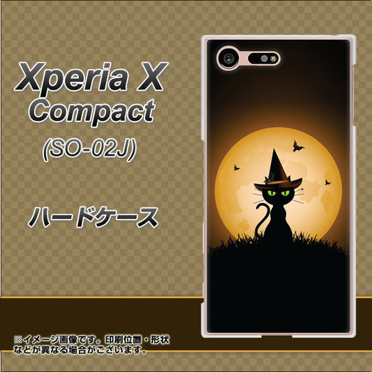 docomo エクスペリアXコンパクト SO-02J 高画質仕上げ 背面印刷 ハードケース【440 猫の魔法使い】