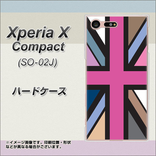 docomo エクスペリアXコンパクト SO-02J 高画質仕上げ 背面印刷 ハードケース【507 ユニオンジャック デスカラー】