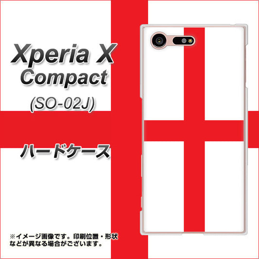 docomo エクスペリアXコンパクト SO-02J 高画質仕上げ 背面印刷 ハードケース【677 イングランド】