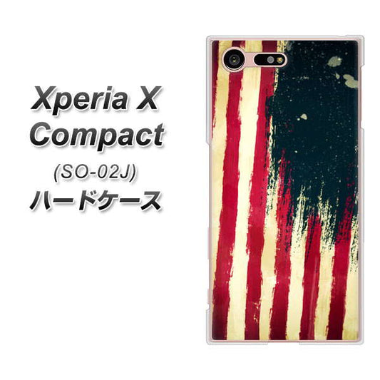 docomo エクスペリアXコンパクト SO-02J 高画質仕上げ 背面印刷 ハードケース【MI805 ヴィンテージアメリカ】