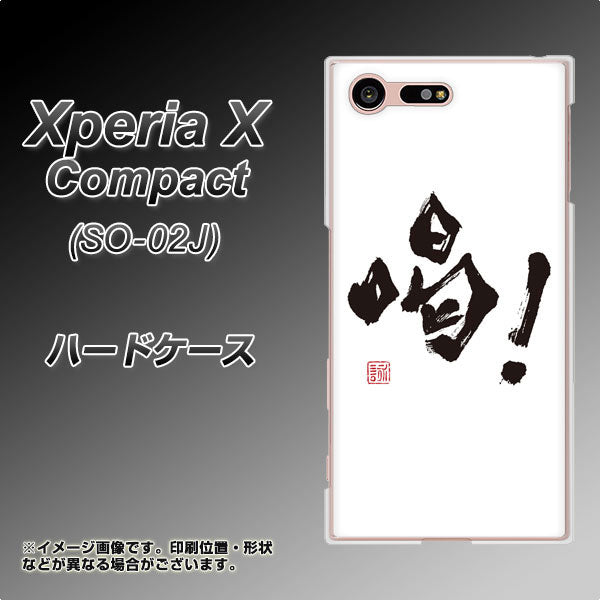 docomo エクスペリアXコンパクト SO-02J 高画質仕上げ 背面印刷 ハードケース【OE845 喝!】