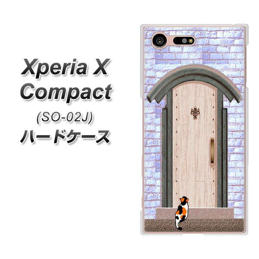 docomo エクスペリアXコンパクト SO-02J 高画質仕上げ 背面印刷 ハードケース【YA952 石ドア02 素材クリア】