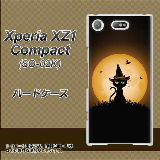 docomo エクスペリアXZ1 コンパクトSO-02K 高画質仕上げ 背面印刷 ハードケース【440 猫の魔法使い】