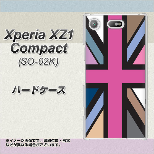 docomo エクスペリアXZ1 コンパクトSO-02K 高画質仕上げ 背面印刷 ハードケース【507 ユニオンジャック デスカラー】