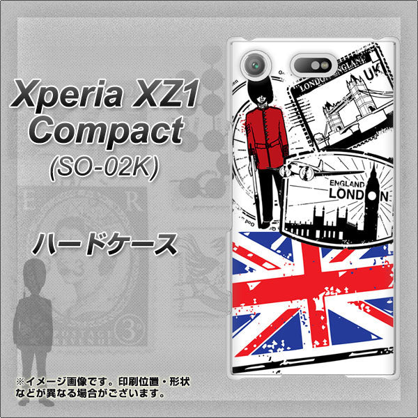 docomo エクスペリアXZ1 コンパクトSO-02K 高画質仕上げ 背面印刷 ハードケース【574 LONDON】