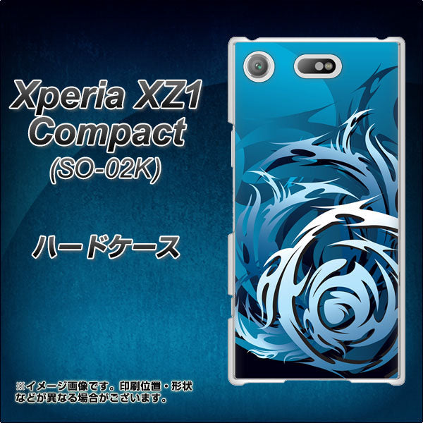 docomo エクスペリアXZ1 コンパクトSO-02K 高画質仕上げ 背面印刷 ハードケース【731 ドラゴンサークル】