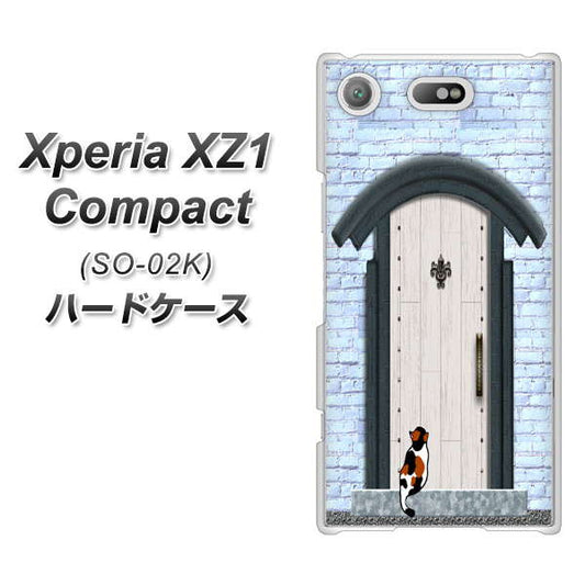 docomo エクスペリアXZ1 コンパクトSO-02K 高画質仕上げ 背面印刷 ハードケース【YA951 石ドア01】