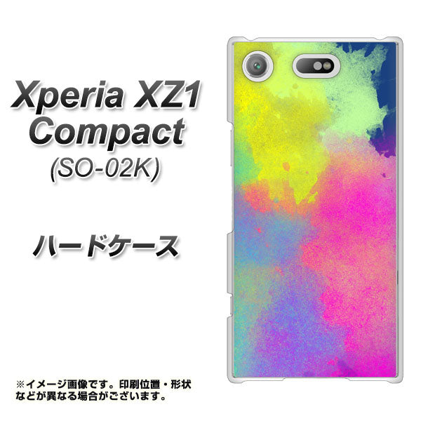 docomo エクスペリアXZ1 コンパクトSO-02K 高画質仕上げ 背面印刷 ハードケース【YJ294 デザイン色彩】