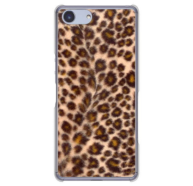 Xperia Ace SO-02L docomo 高画質仕上げ 背面印刷 ハードケース アニマル柄