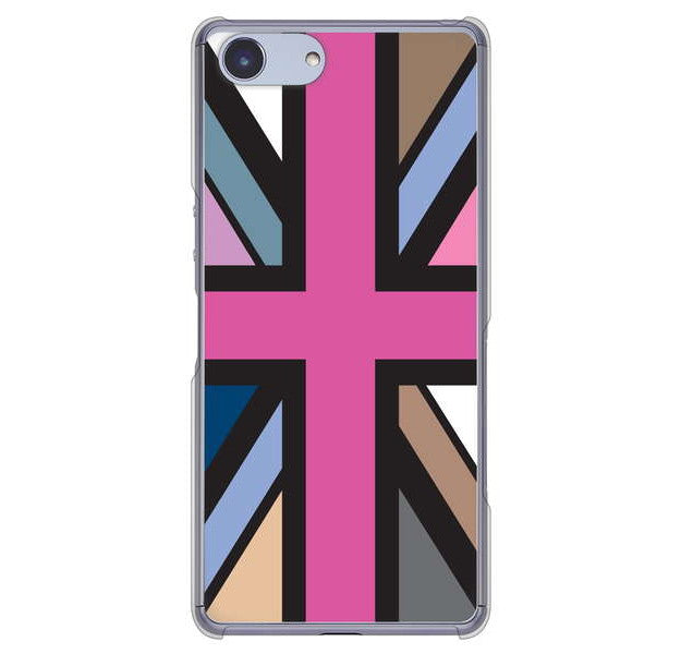 Xperia Ace SO-02L docomo 高画質仕上げ 背面印刷 ハードケース ユニオンジャック