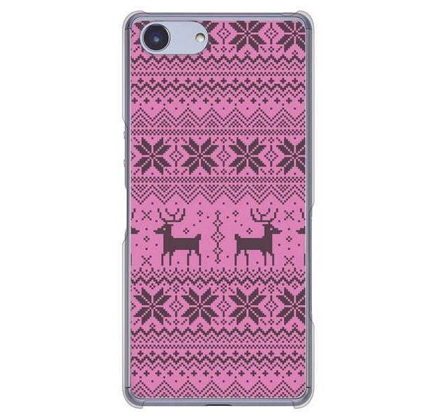 Xperia Ace SO-02L docomo 高画質仕上げ 背面印刷 ハードケース クリスマス