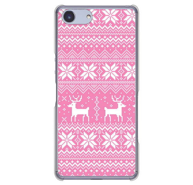 Xperia Ace SO-02L docomo 高画質仕上げ 背面印刷 ハードケース クリスマス