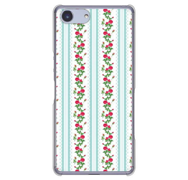 Xperia Ace SO-02L docomo 高画質仕上げ 背面印刷 ハードケース イングリッシュガーデン