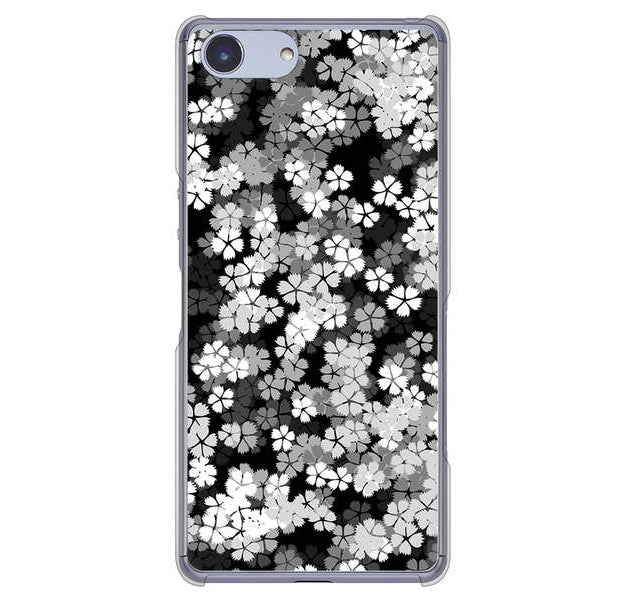 Xperia Ace SO-02L docomo 高画質仕上げ 背面印刷 ハードケース 【1332 夜桜】