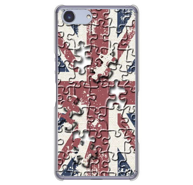 Xperia Ace SO-02L docomo 高画質仕上げ 背面印刷 ハードケース ユニオンジャック