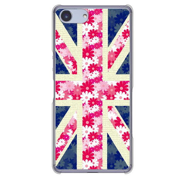 Xperia Ace SO-02L docomo 高画質仕上げ 背面印刷 ハードケース ユニオンジャック