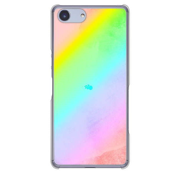 Xperia Ace SO-02L docomo 高画質仕上げ 背面印刷 ハードケース パステルアート