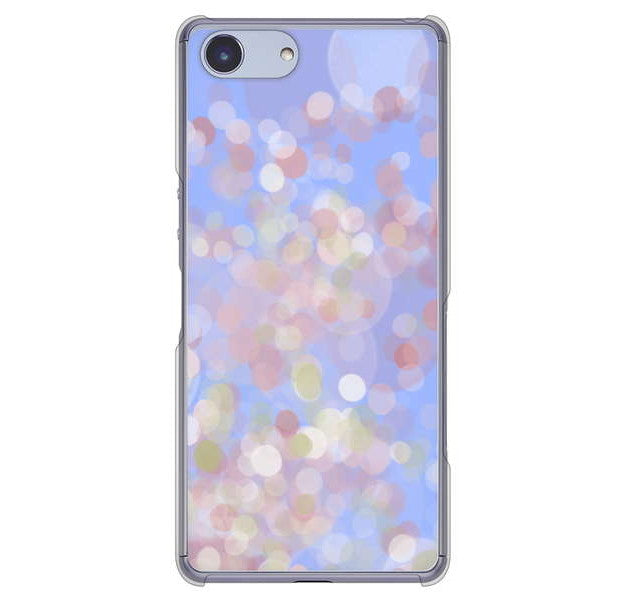 Xperia Ace SO-02L docomo 高画質仕上げ 背面印刷 ハードケース パステルアート