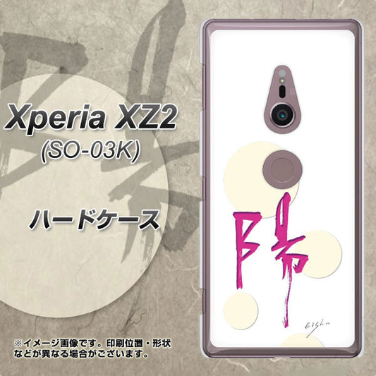 docomo エクスペリア XZ2 SO-03K 高画質仕上げ 背面印刷 ハードケース【OE833 陽】