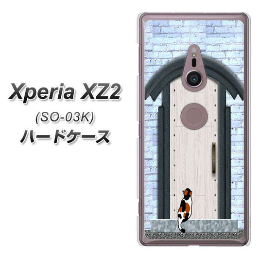 docomo エクスペリア XZ2 SO-03K 高画質仕上げ 背面印刷 ハードケース【YA951 石ドア01】