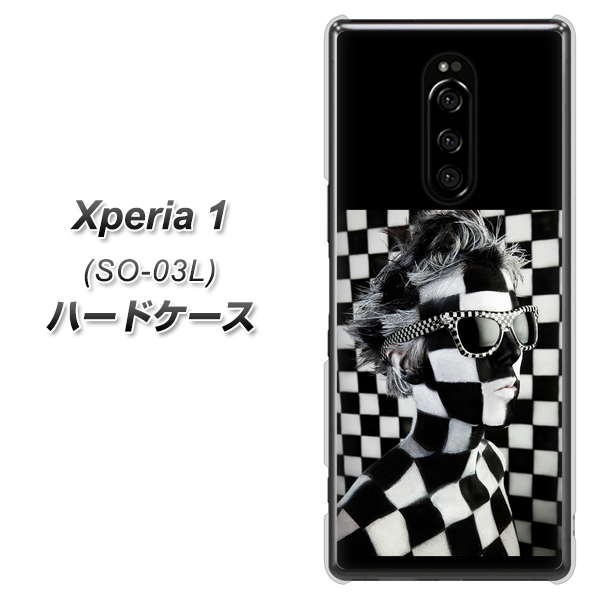 docomo エクスぺリア ワン SO-03L 高画質仕上げ 背面印刷 ハードケース【357 bk&wh】