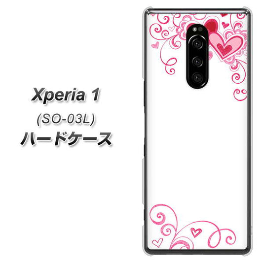 docomo エクスぺリア ワン SO-03L 高画質仕上げ 背面印刷 ハードケース【365 ハートフレーム】