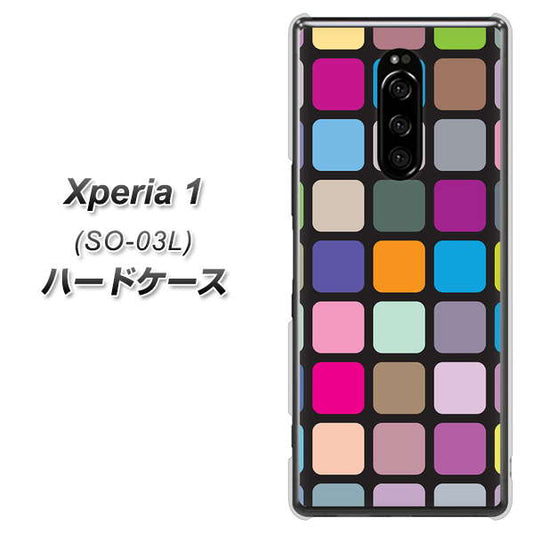 docomo エクスぺリア ワン SO-03L 高画質仕上げ 背面印刷 ハードケース【509 カラースクエア】