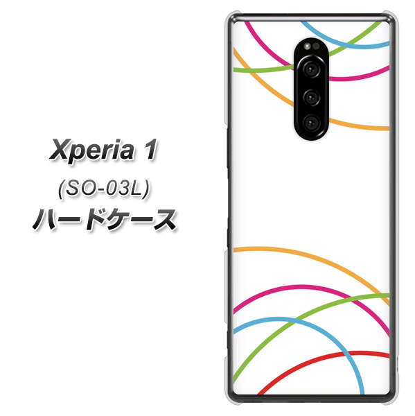 docomo エクスぺリア ワン SO-03L 高画質仕上げ 背面印刷 ハードケース【IB912 重なり合う曲線】