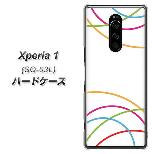 docomo エクスぺリア ワン SO-03L 高画質仕上げ 背面印刷 ハードケース【IB912 重なり合う曲線】