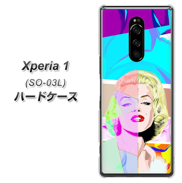 docomo エクスぺリア ワン SO-03L 高画質仕上げ 背面印刷 ハードケース【YJ210 マリリンモンローデザイン(C)】