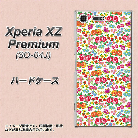docomo エクスペリア XZ プレミアム SO-04J 高画質仕上げ 背面印刷 ハードケース【777 マイクロリバティプリントWH】