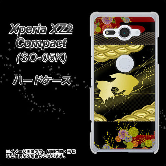 docomo エクスペリア XZ2 コンパクト SO-05K 高画質仕上げ 背面印刷 ハードケース【174 天の川の金魚】