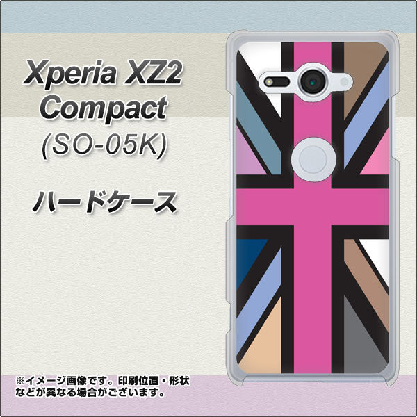 docomo エクスペリア XZ2 コンパクト SO-05K 高画質仕上げ 背面印刷 ハードケース【507 ユニオンジャック デスカラー】