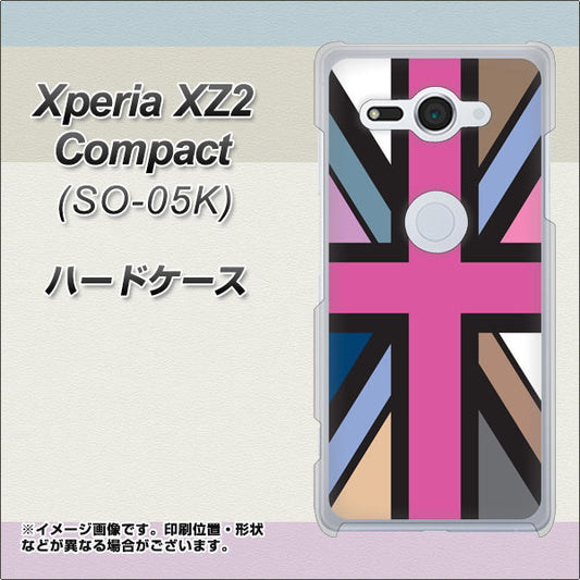 docomo エクスペリア XZ2 コンパクト SO-05K 高画質仕上げ 背面印刷 ハードケース【507 ユニオンジャック デスカラー】