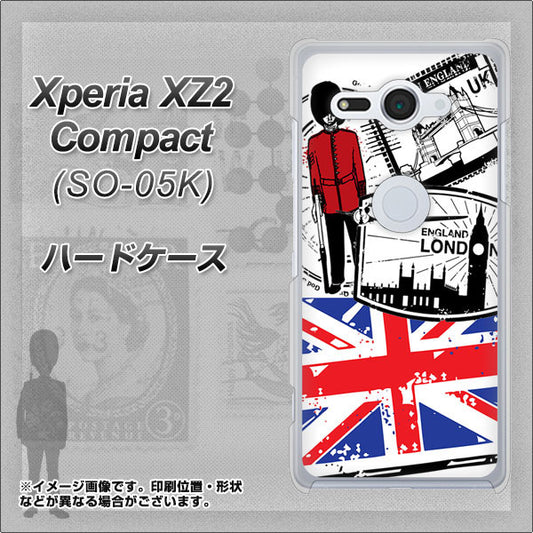 docomo エクスペリア XZ2 コンパクト SO-05K 高画質仕上げ 背面印刷 ハードケース【574 LONDON】